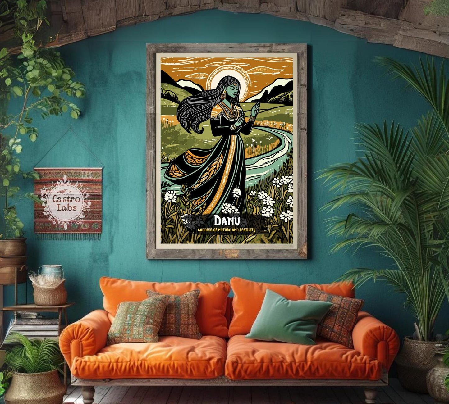Danu Poster, Celtic Mythology