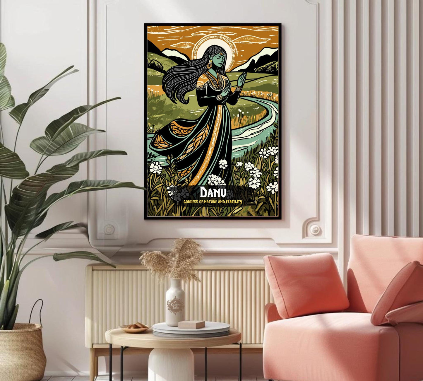 Danu Poster, Celtic Mythology