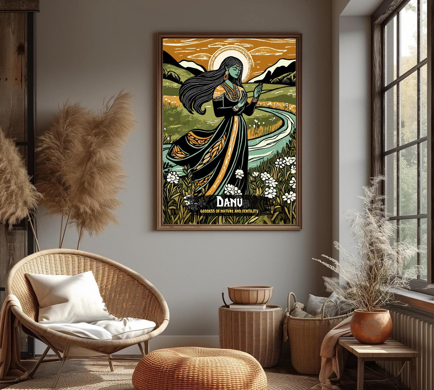Danu Poster, Celtic Mythology