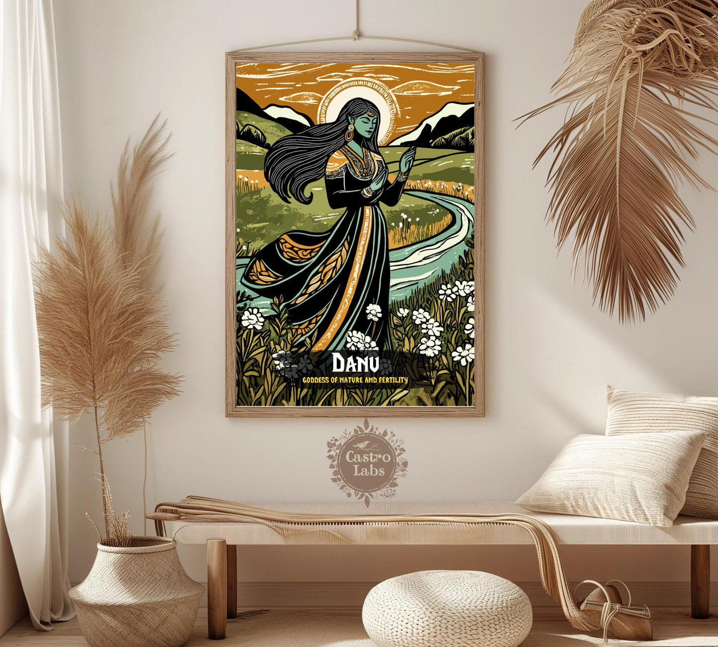 Danu Poster, Celtic Mythology