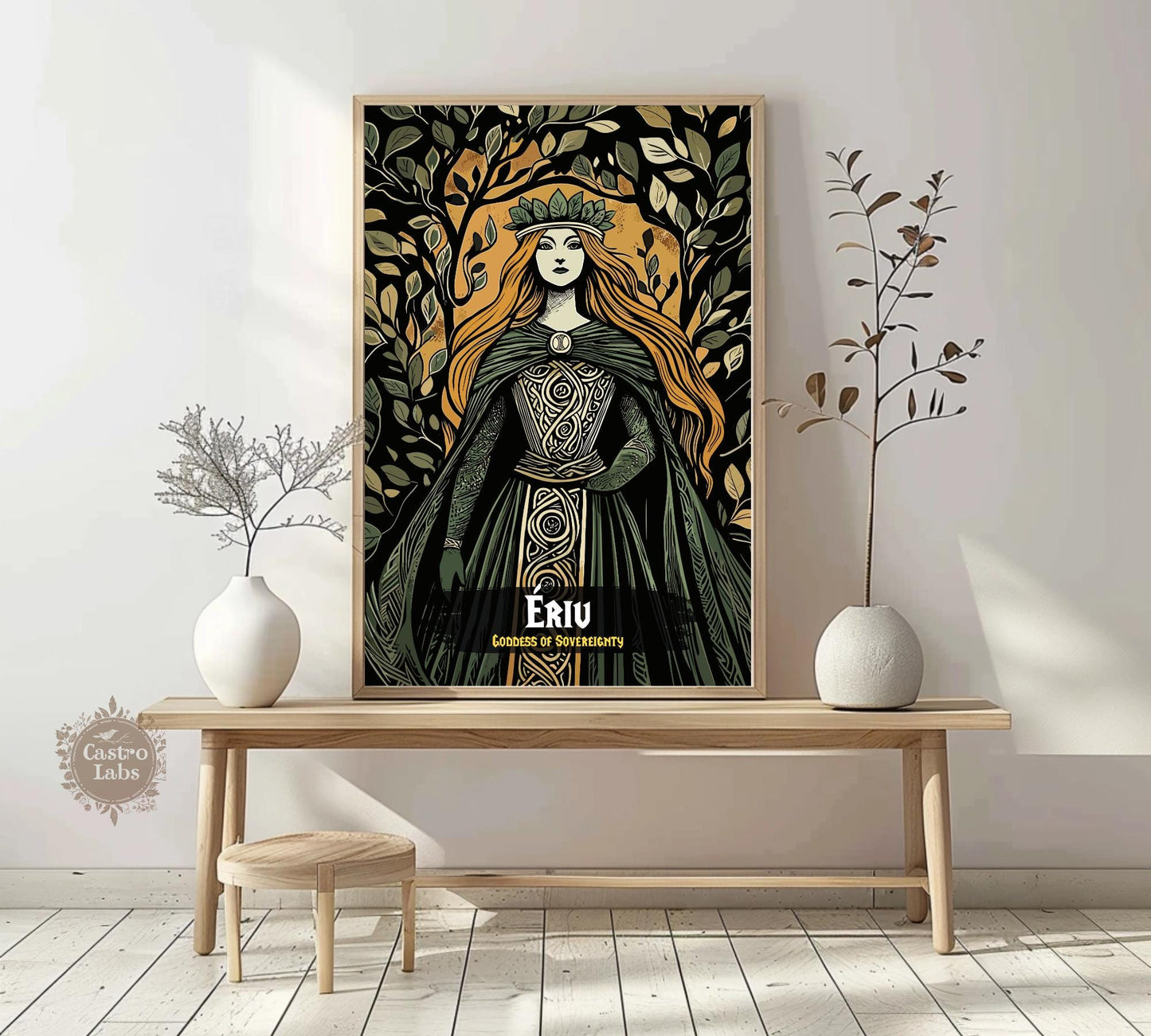 Eriu Poster, Celtic Mythology