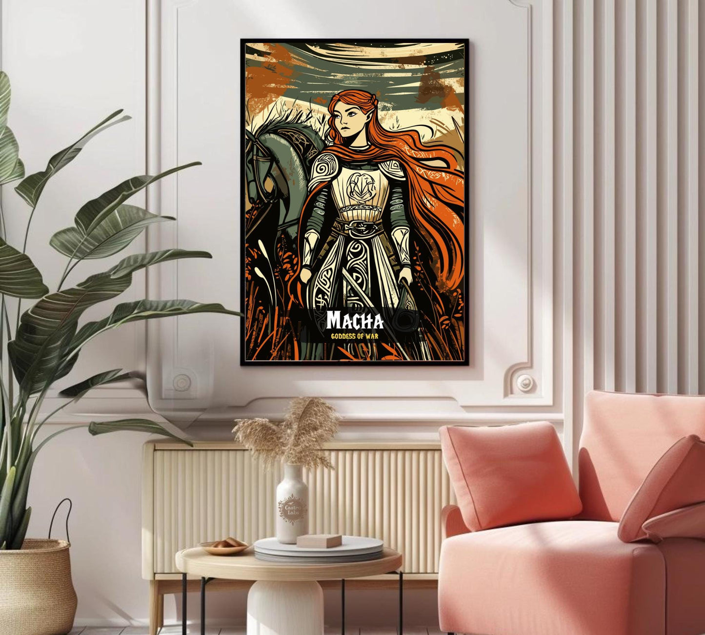 Macha Poster, Celtic Mythology