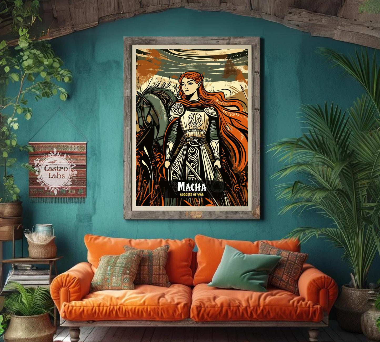 Macha Poster, Celtic Mythology