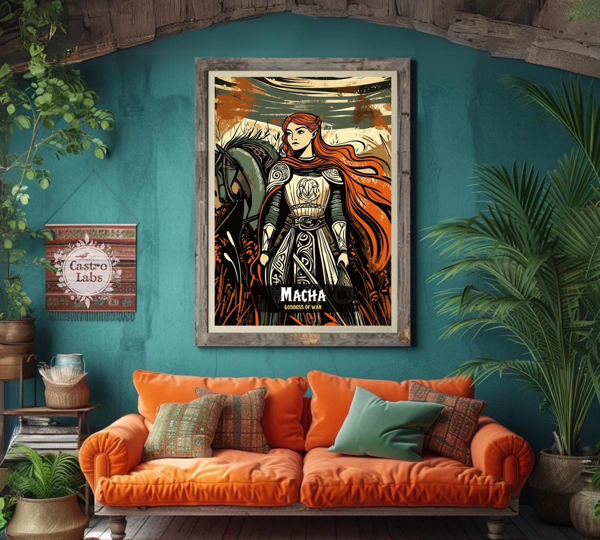 Macha Poster, Celtic Mythology