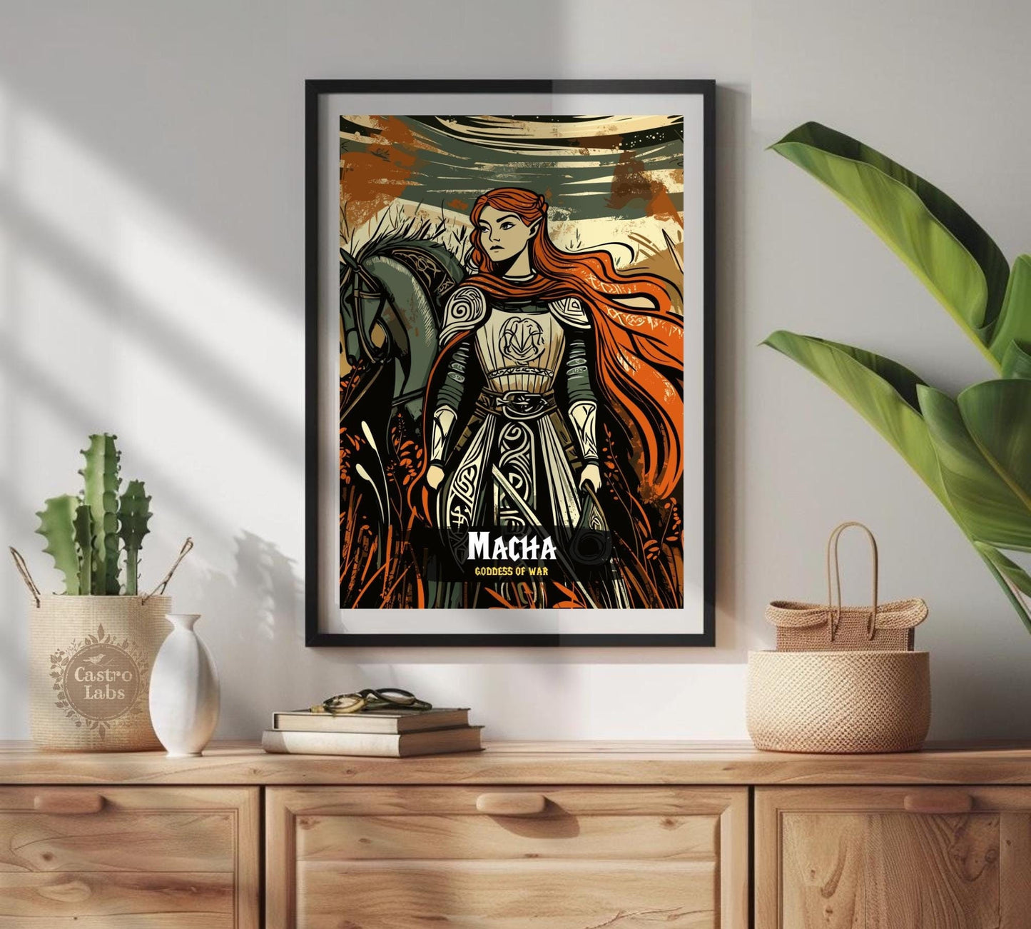 Macha Poster, Celtic Mythology