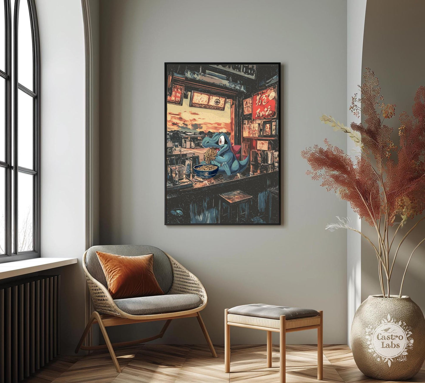Totodile Ramen Series Poster