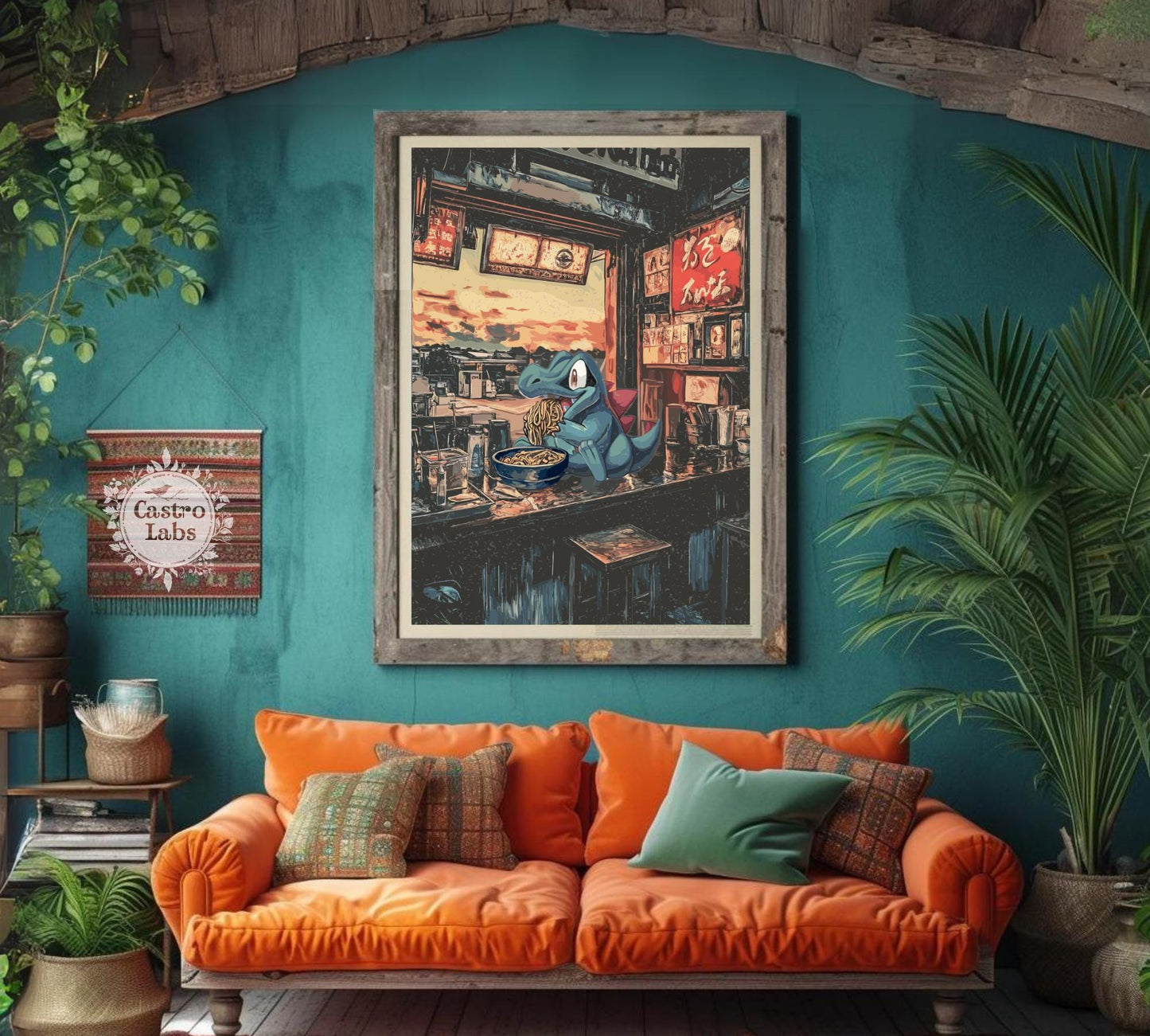 Totodile Ramen Series Poster