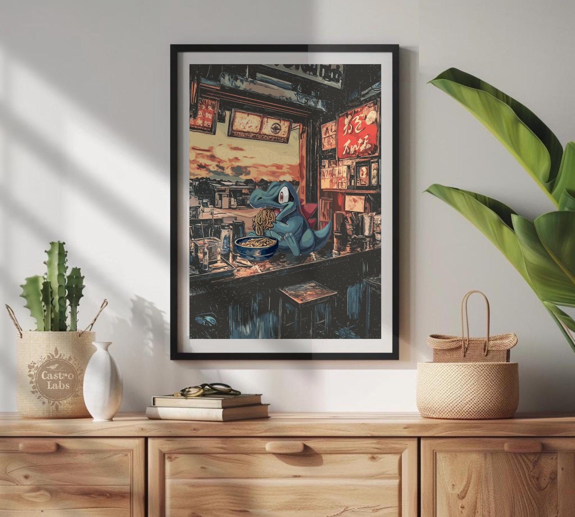 Totodile Ramen Series Poster