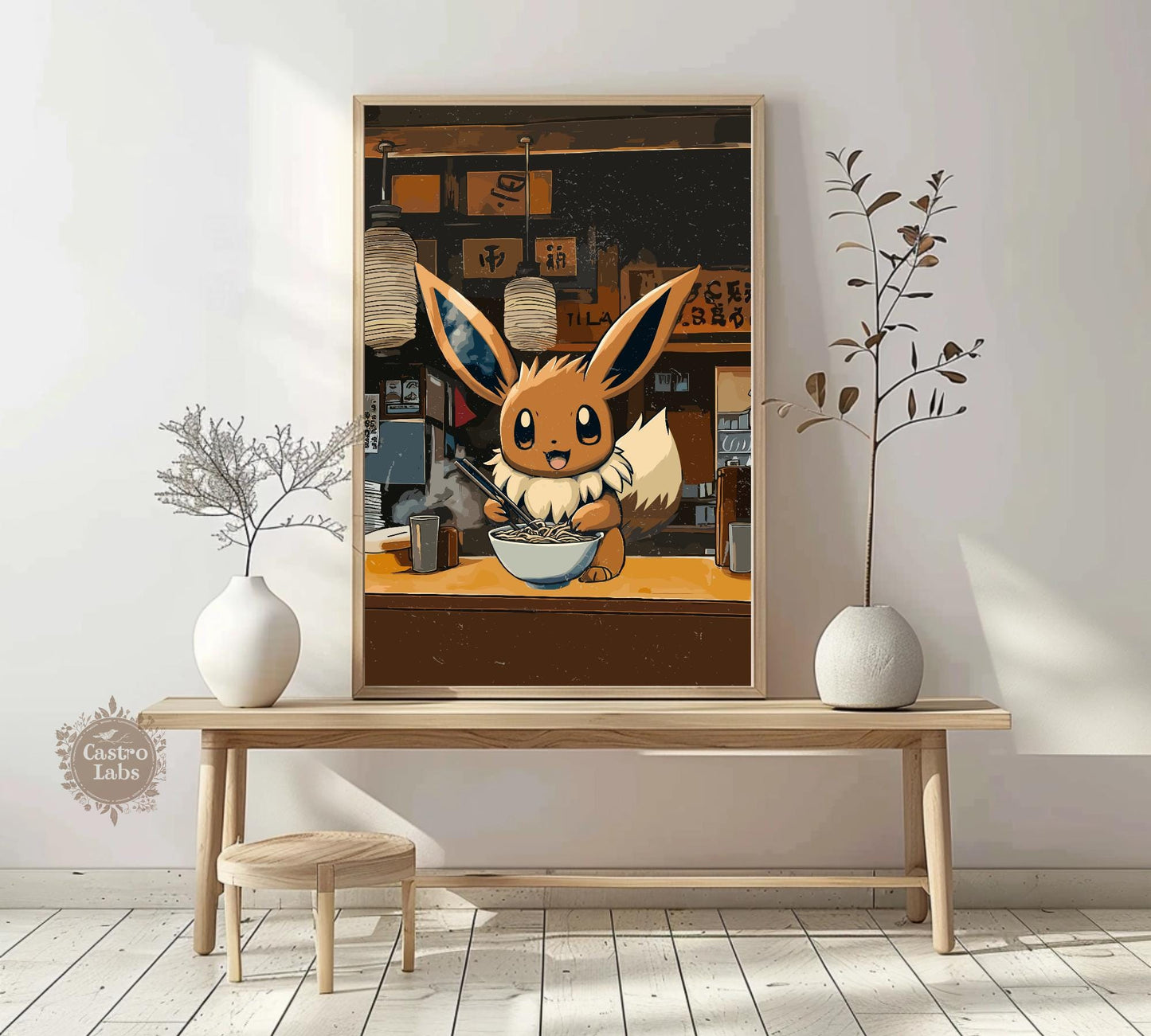 Eevee Ramen Series Poster