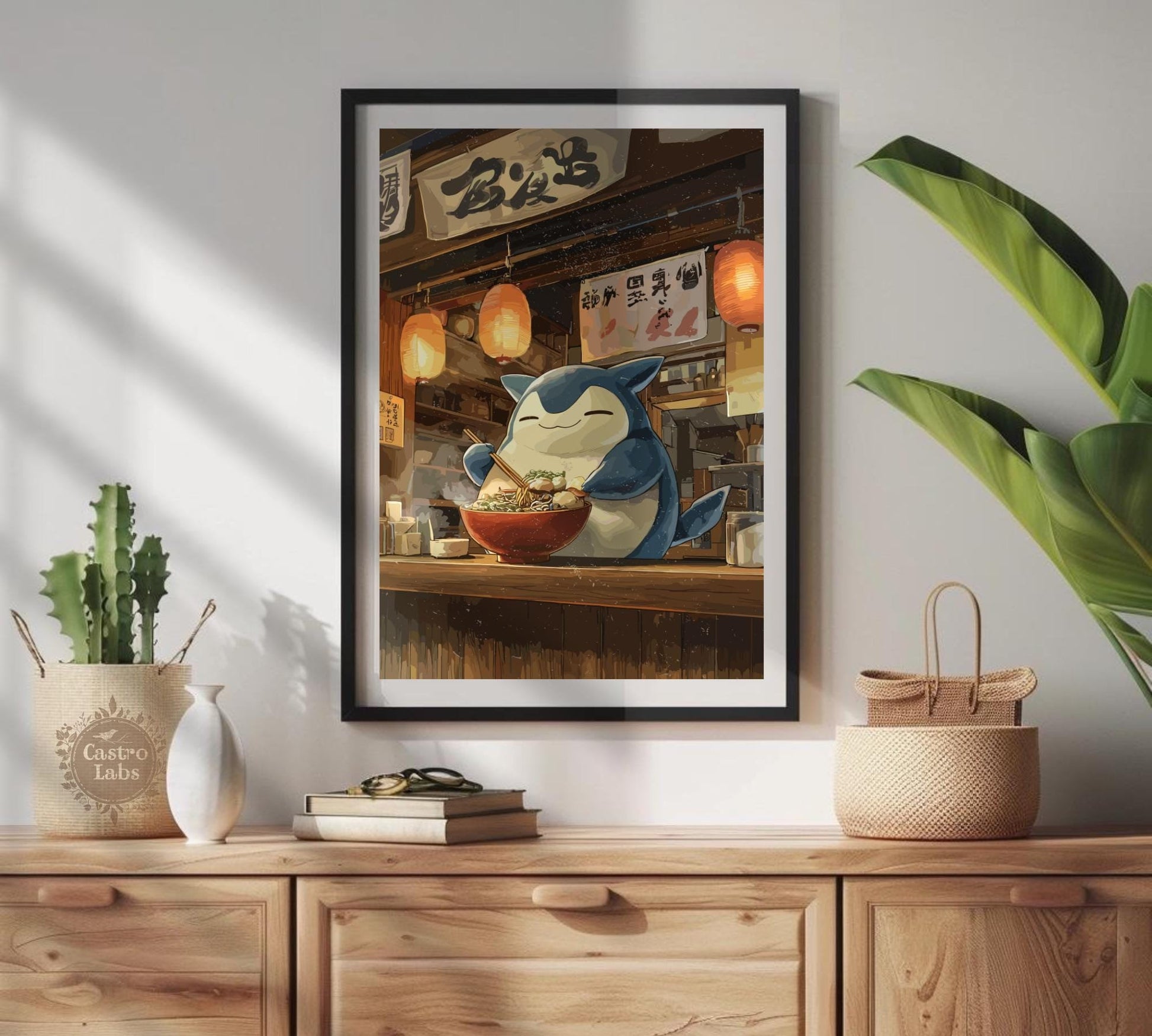 Snorlax Ramen Series Poster