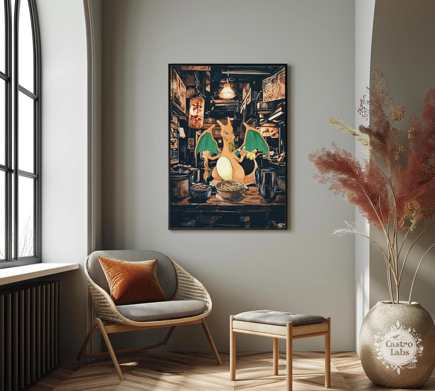Charizard Ramen Series Poster