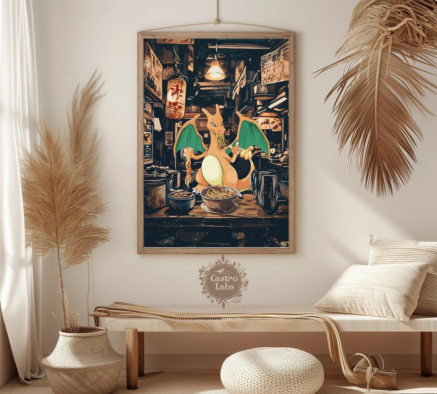 Charizard Ramen Series Poster