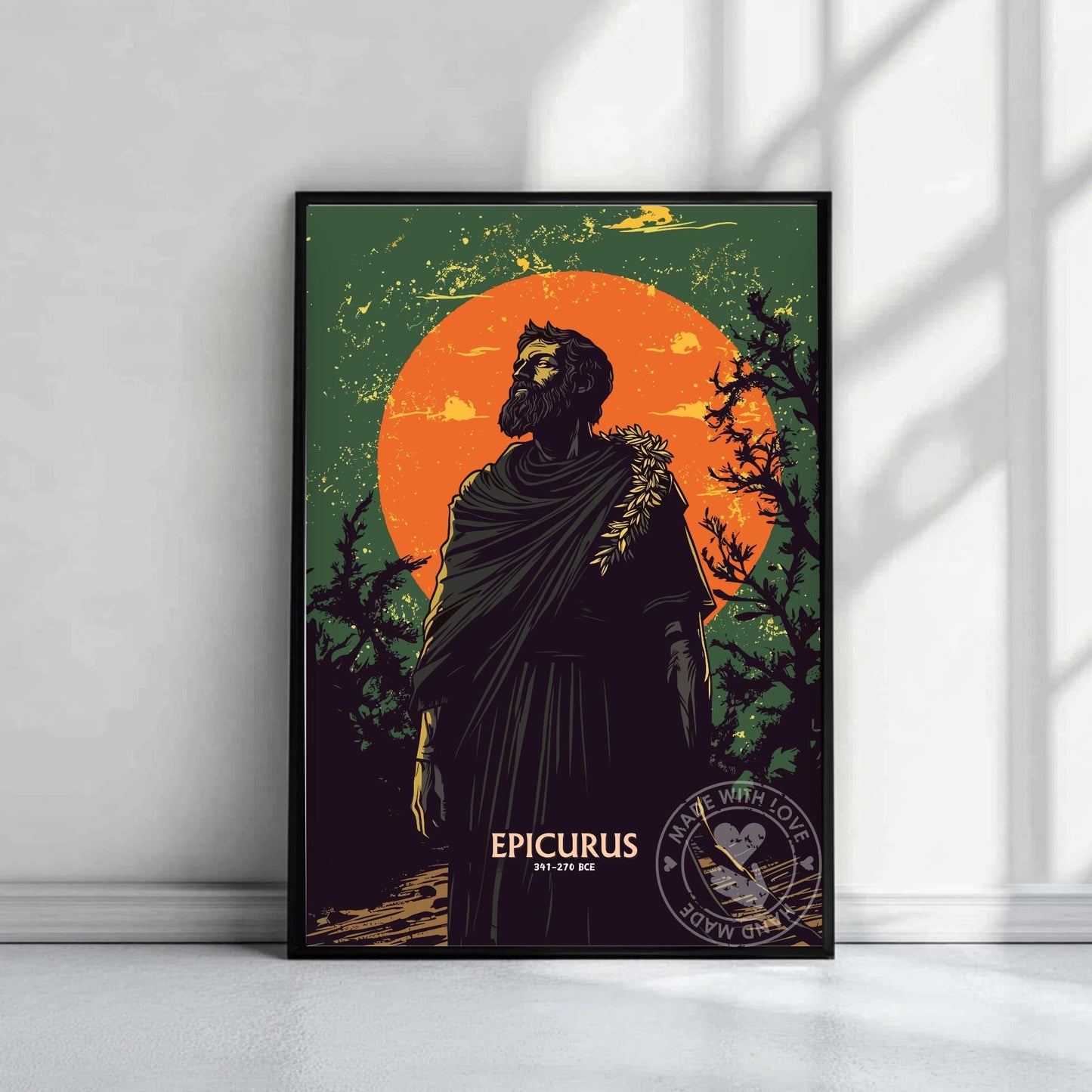 Epicurus Philosopher Art Print