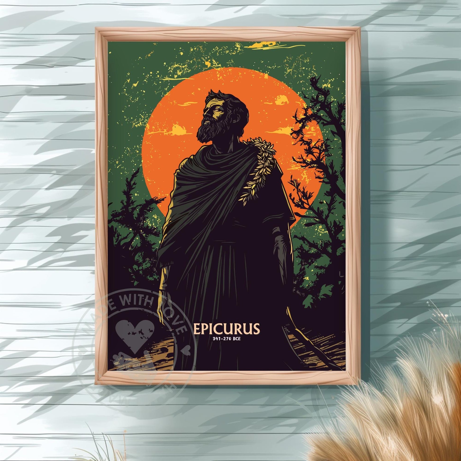 Epicurus Philosopher Art Print