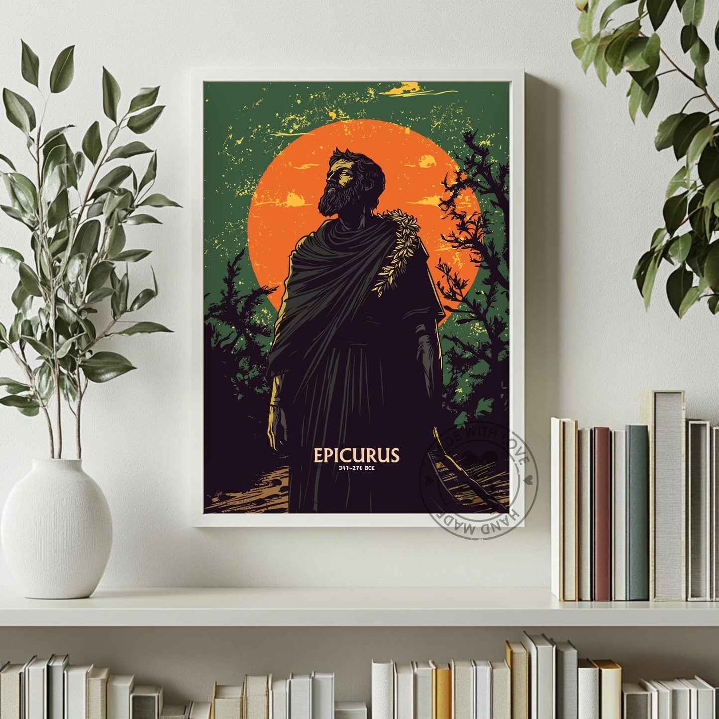 Epicurus Philosopher Art Print