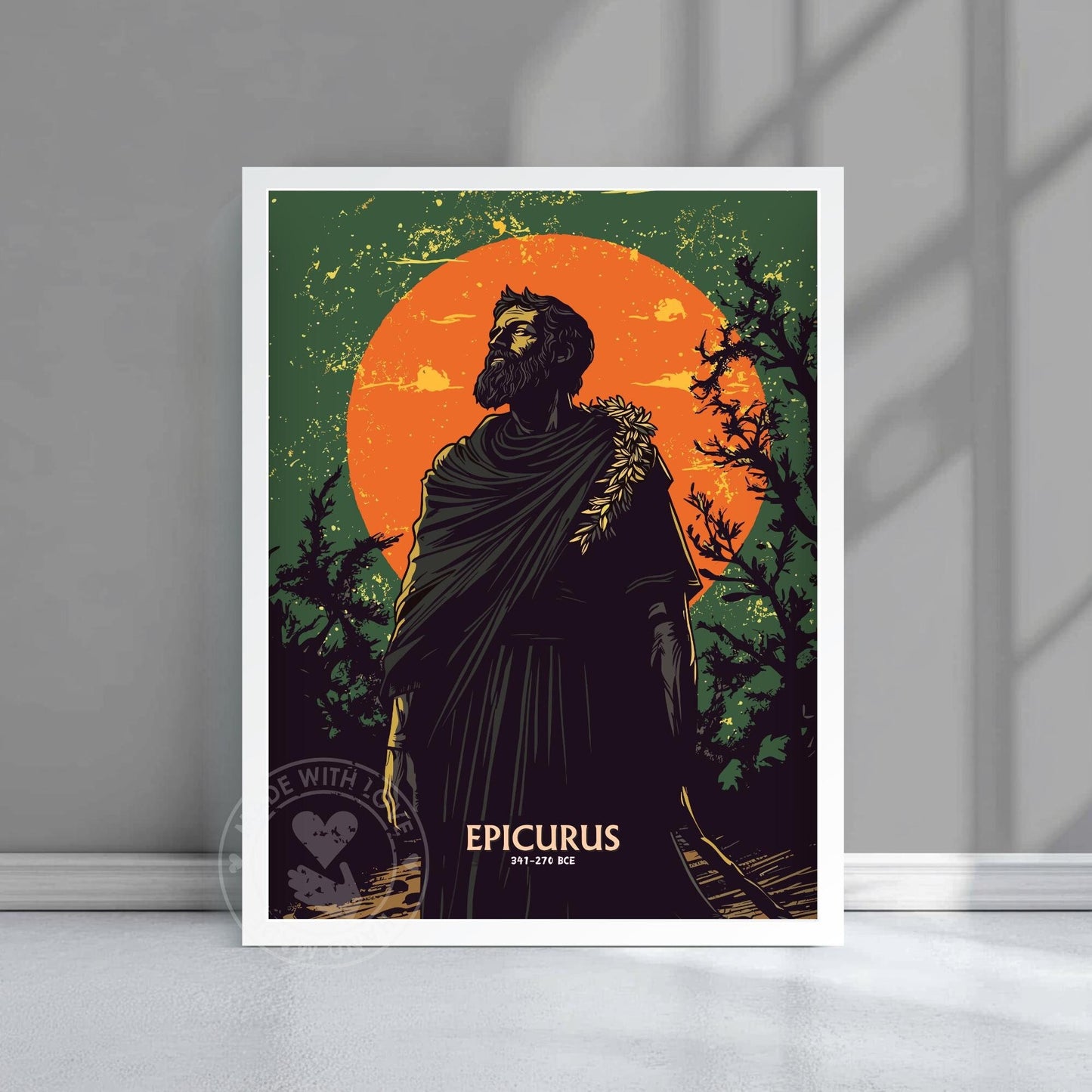 Epicurus Philosopher Art Print