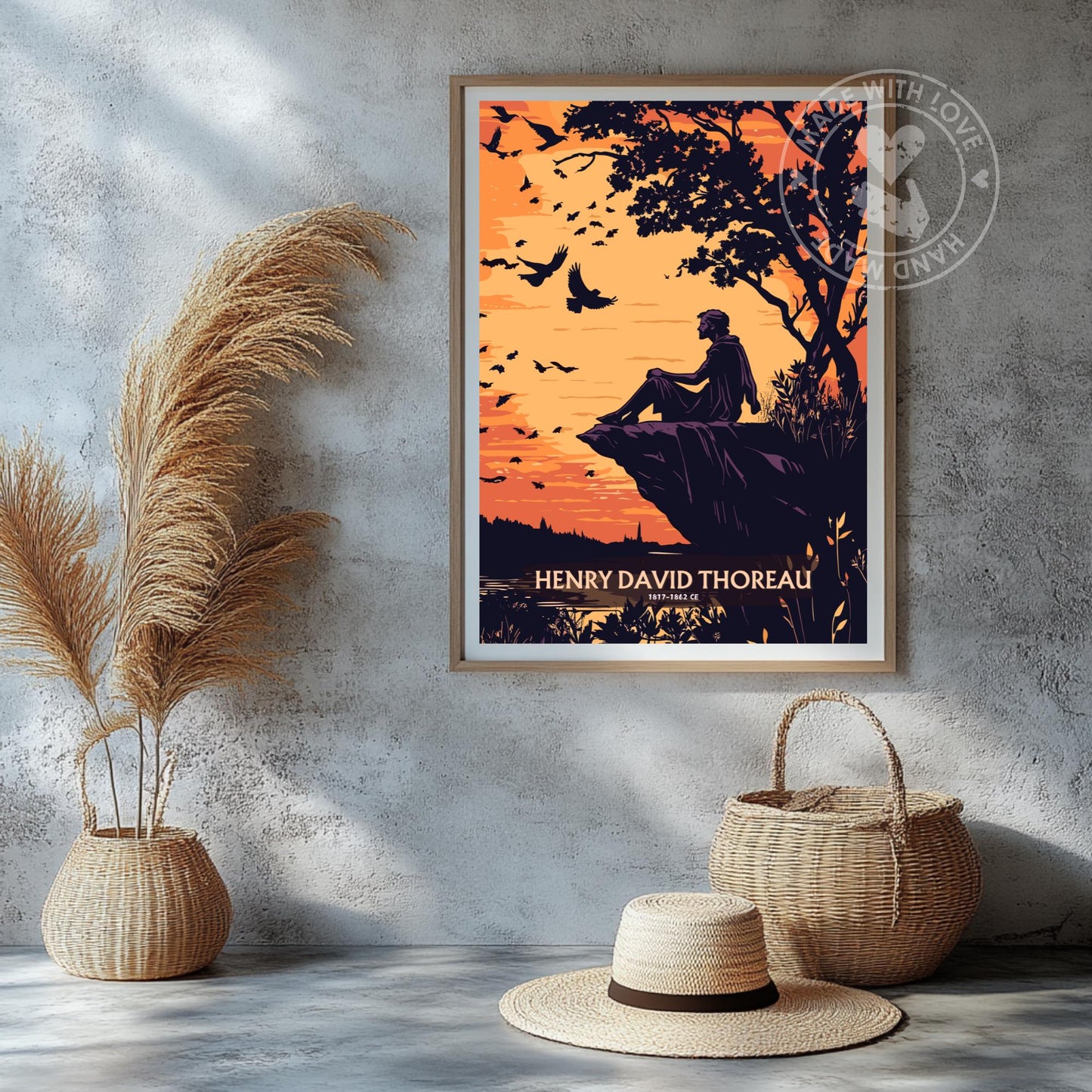 Henry David Thoreau Philosopher Print