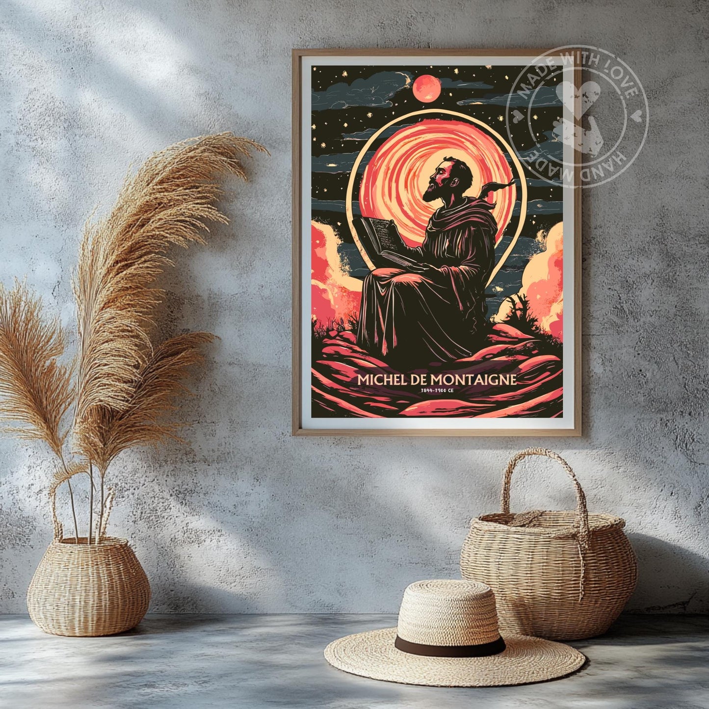 Michel de Montaigne Philosopher Print