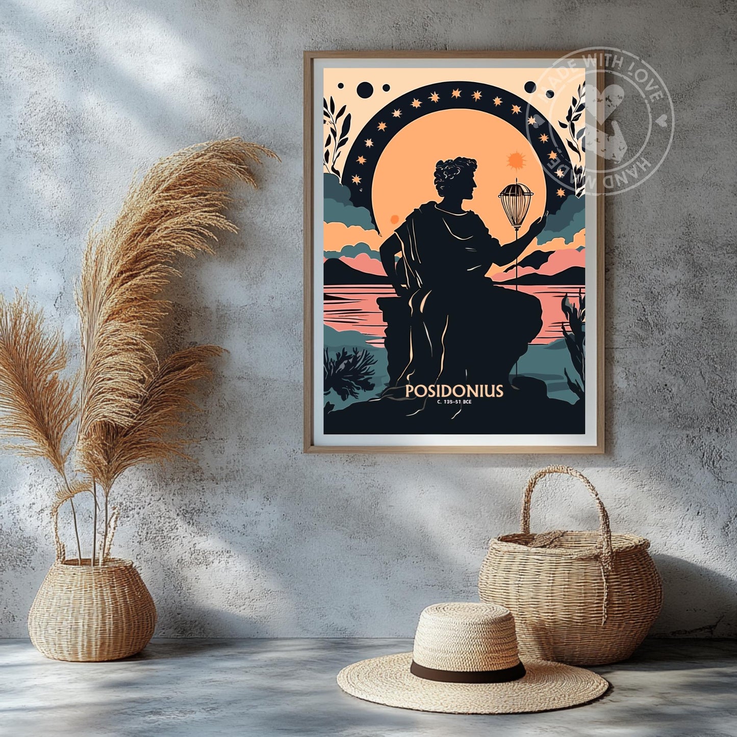 Posidonius Philosopher Print