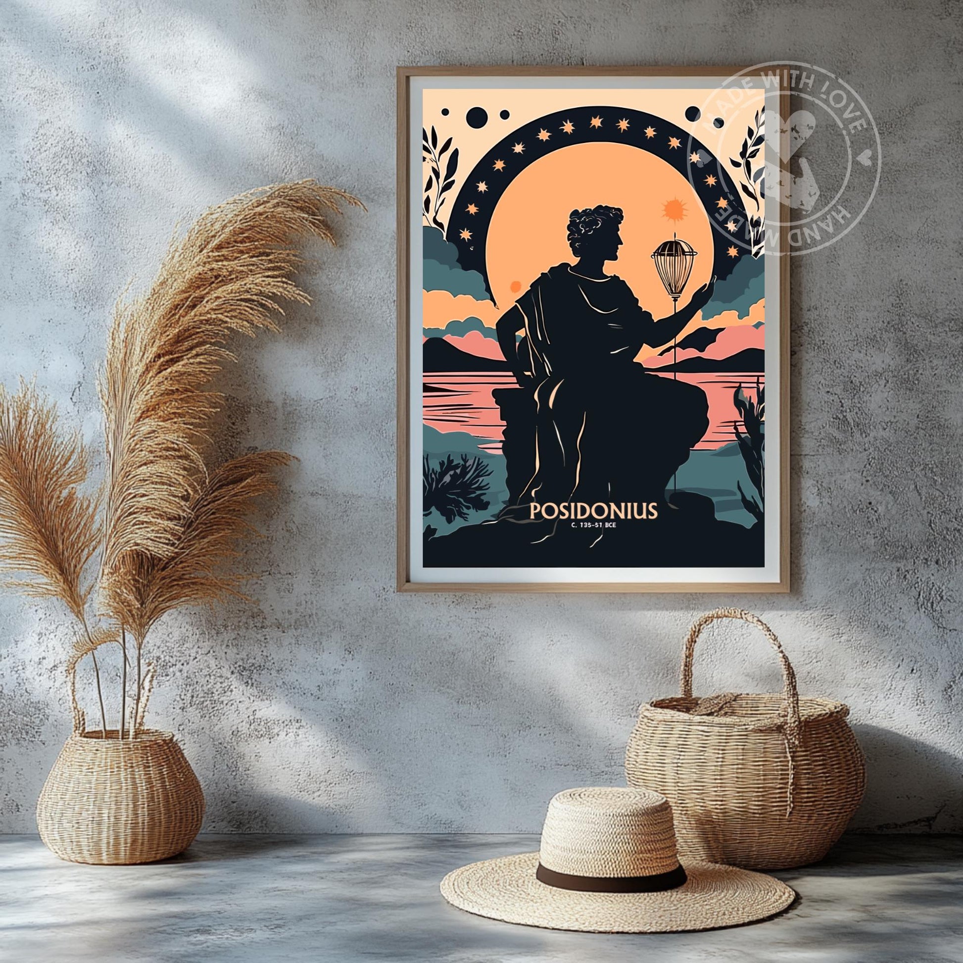 Posidonius Philosopher Print