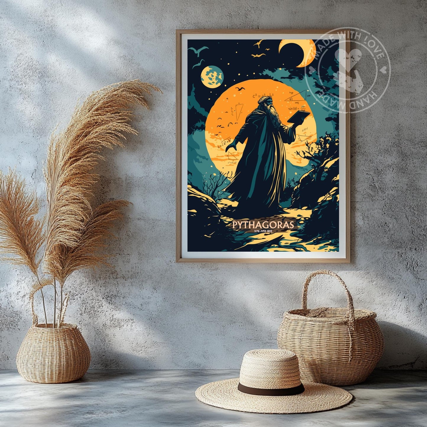 Pythagoras Philosopher Print