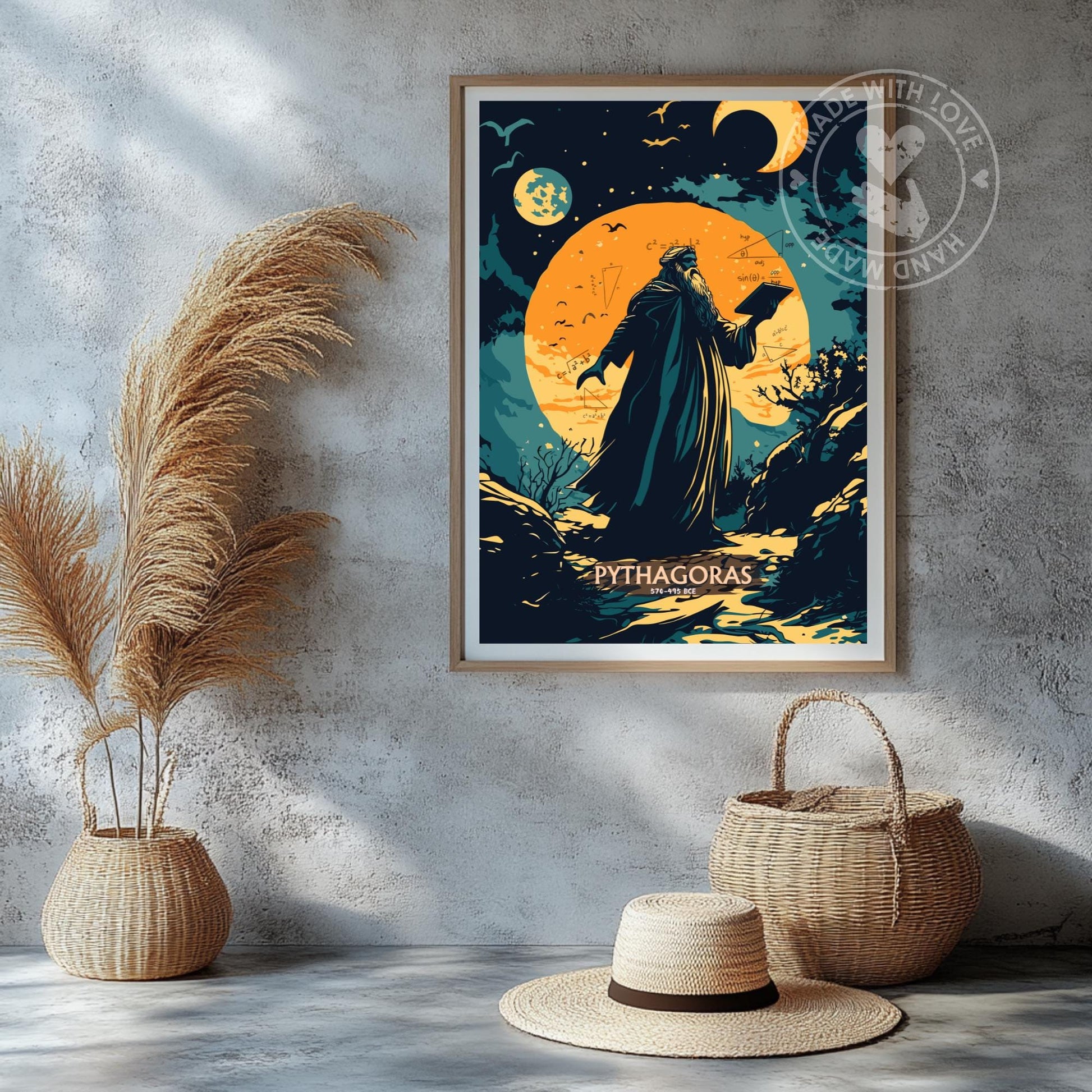 Pythagoras Philosopher Print
