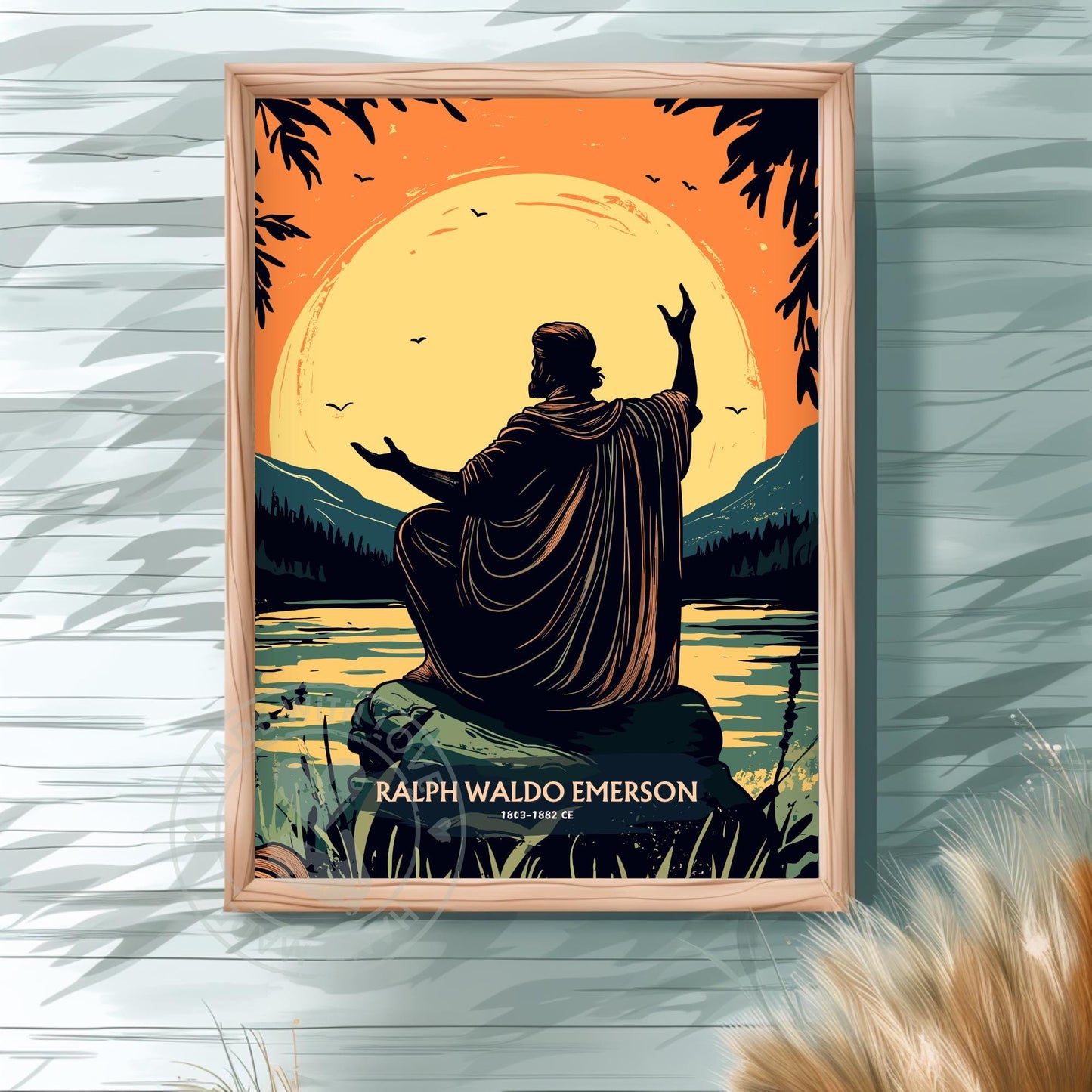 Ralph Waldo Emerson Philosopher Print