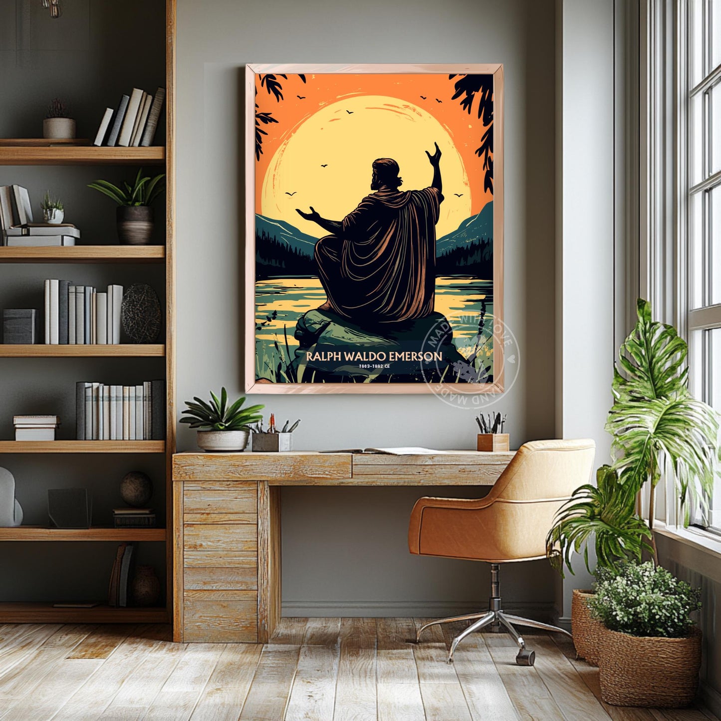 Ralph Waldo Emerson Philosopher Print