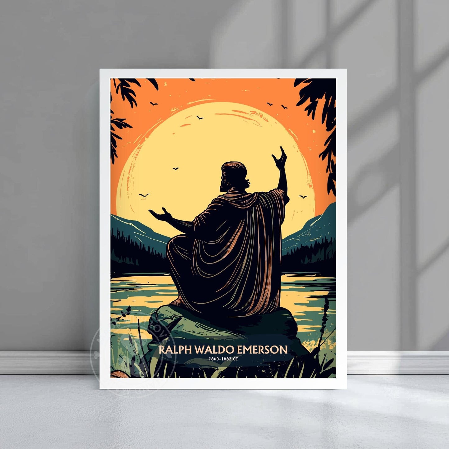 Ralph Waldo Emerson Philosopher Print