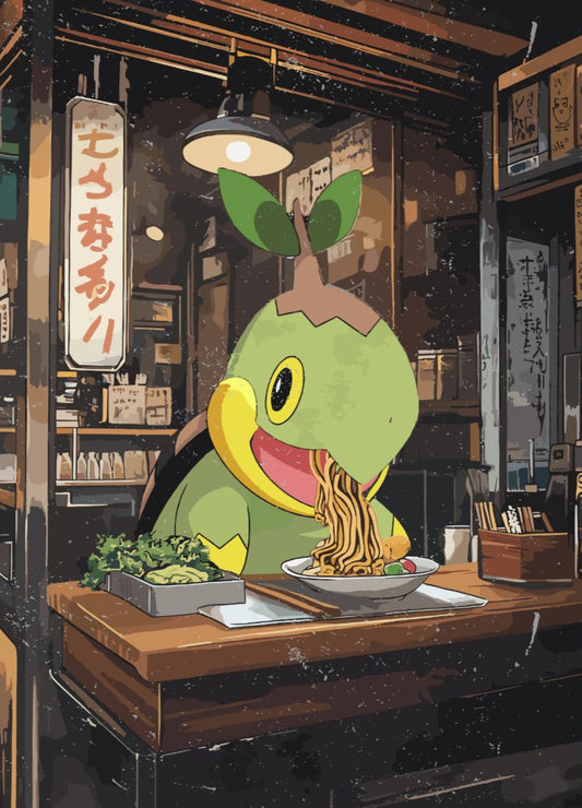 Turtwig Ramen Series Poster