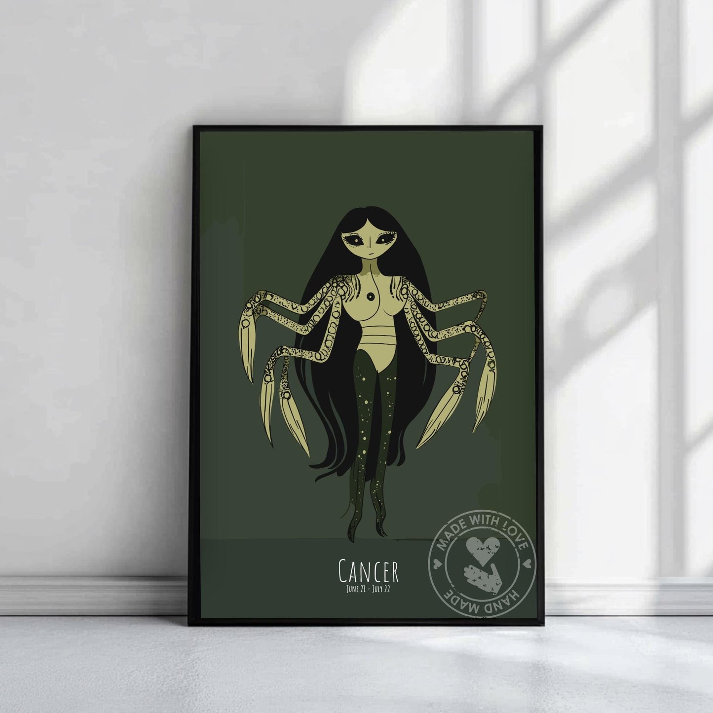 Cancer Zodiac Sign Poster