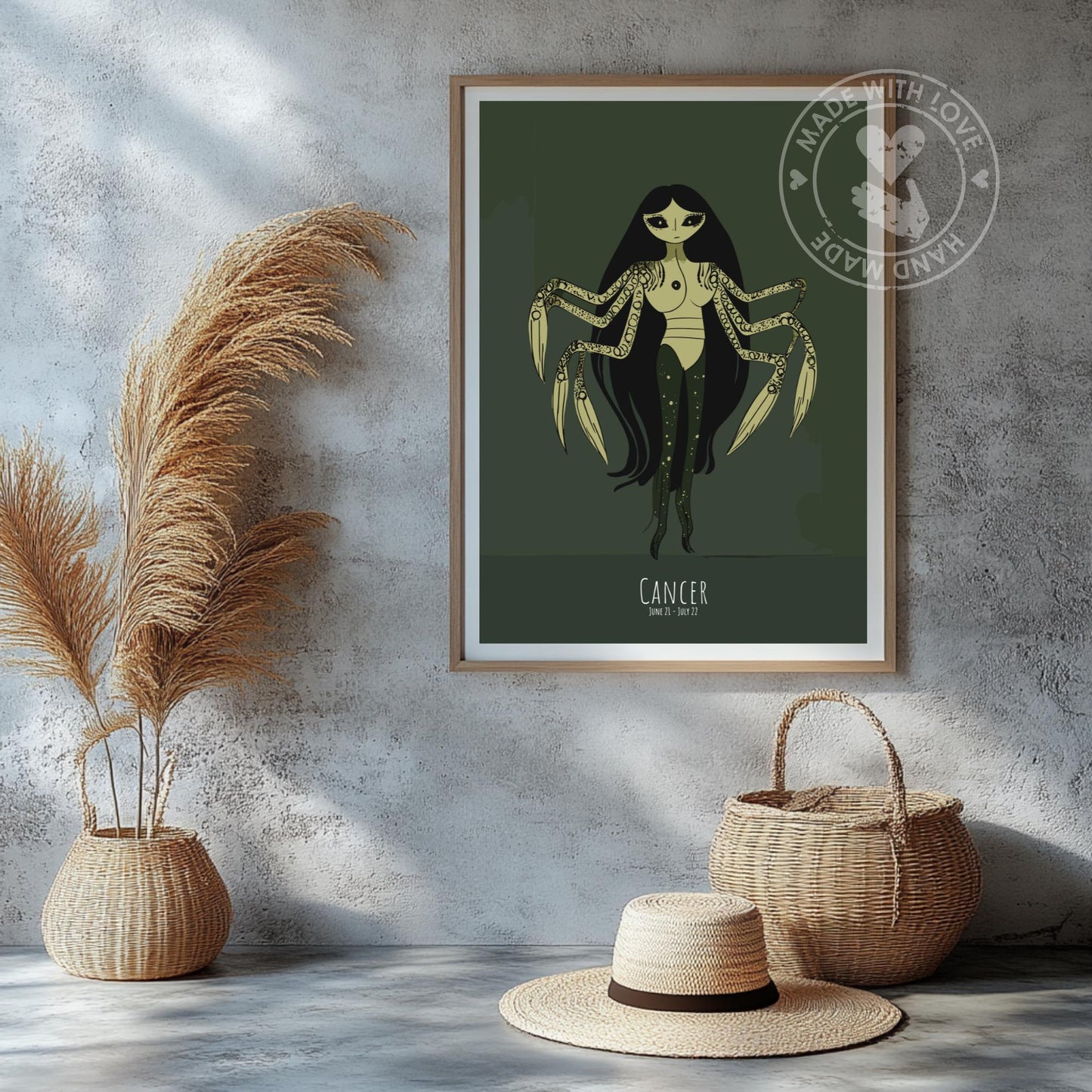 Cancer Zodiac Sign Poster