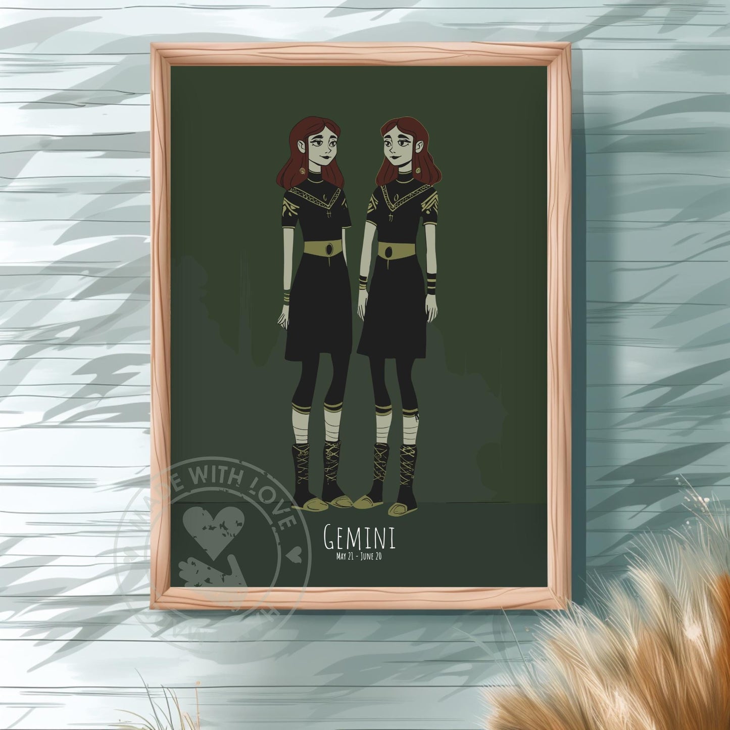 Gemini Zodiac Sign Poster
