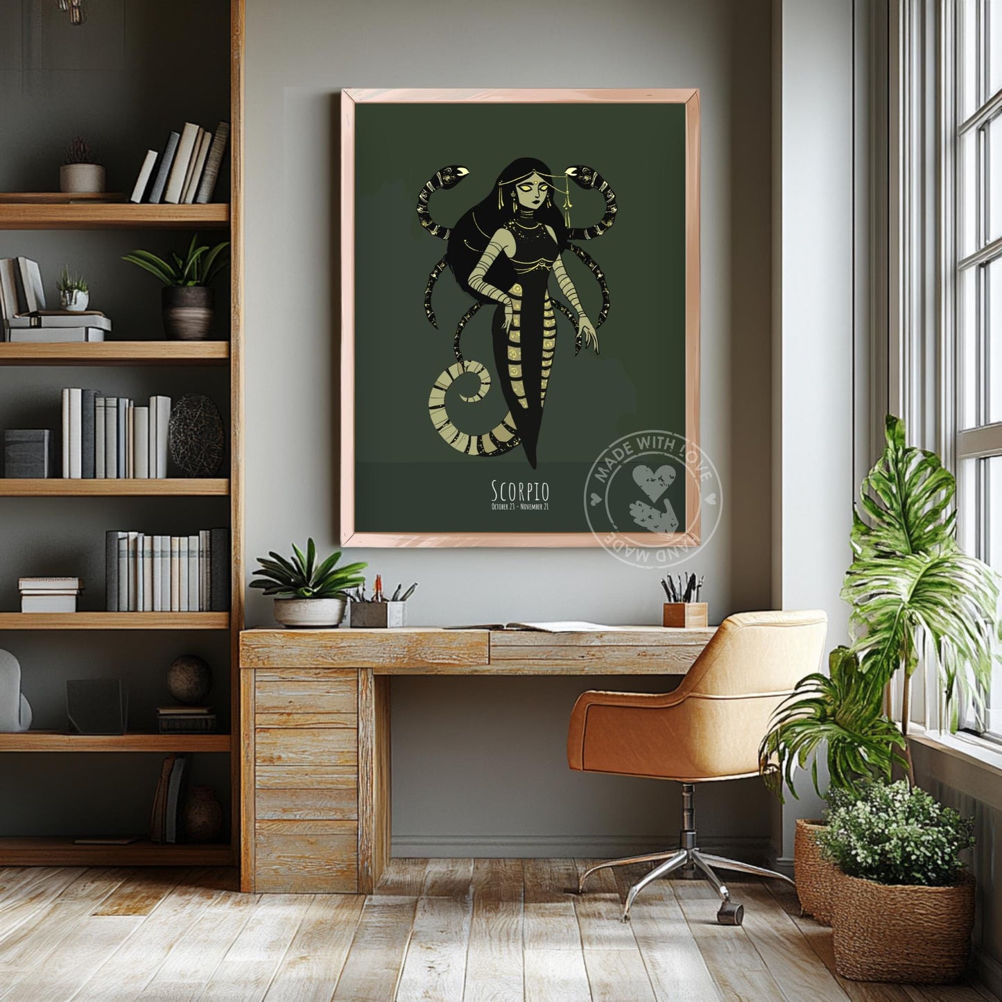 Scorpio Zodiac Sign Poster