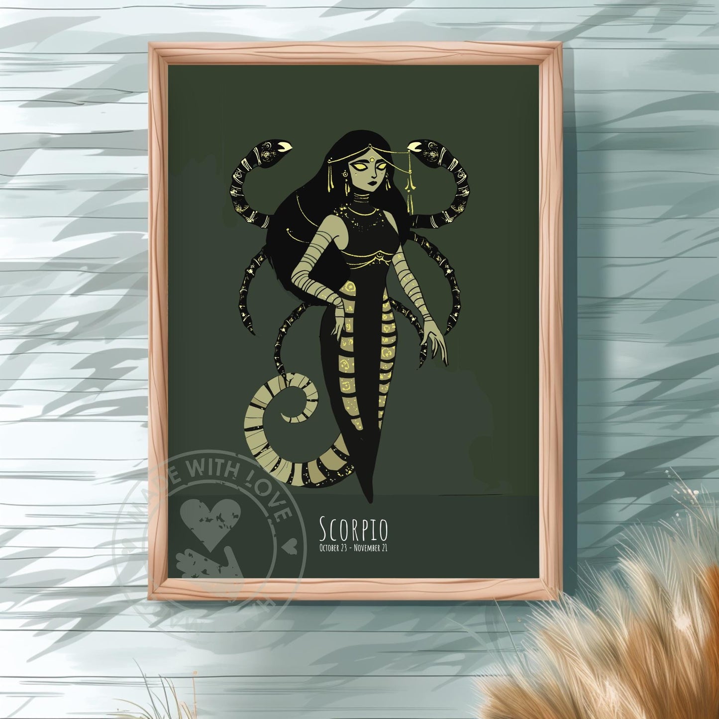 Scorpio Zodiac Sign Poster