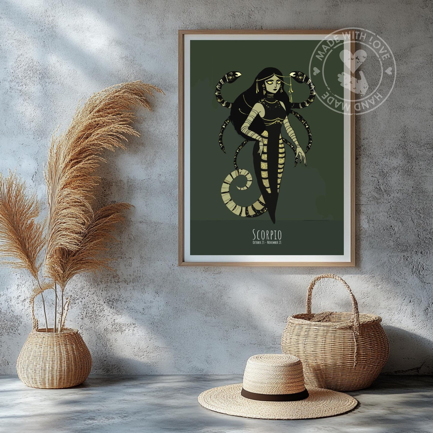 Scorpio Zodiac Sign Poster