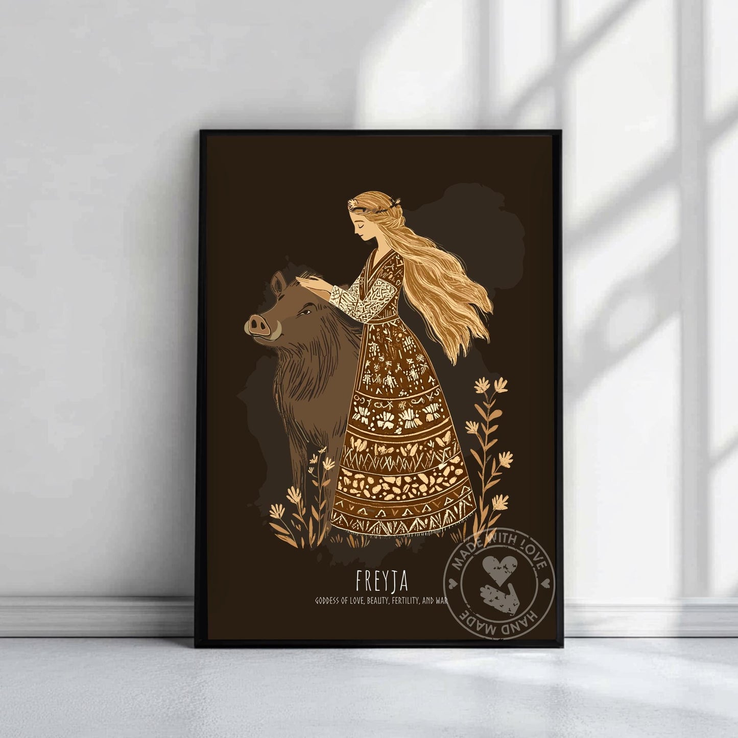 Freyja Goddess Poster