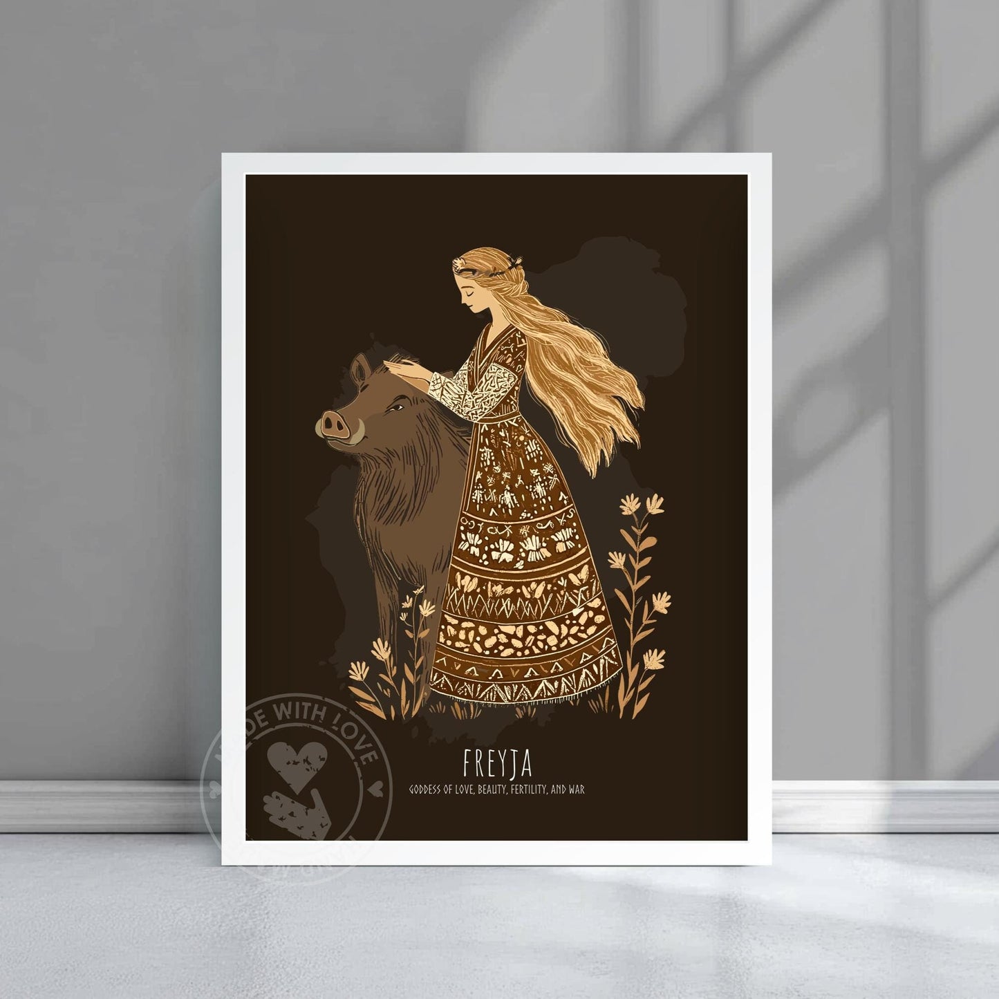 Freyja Goddess Poster