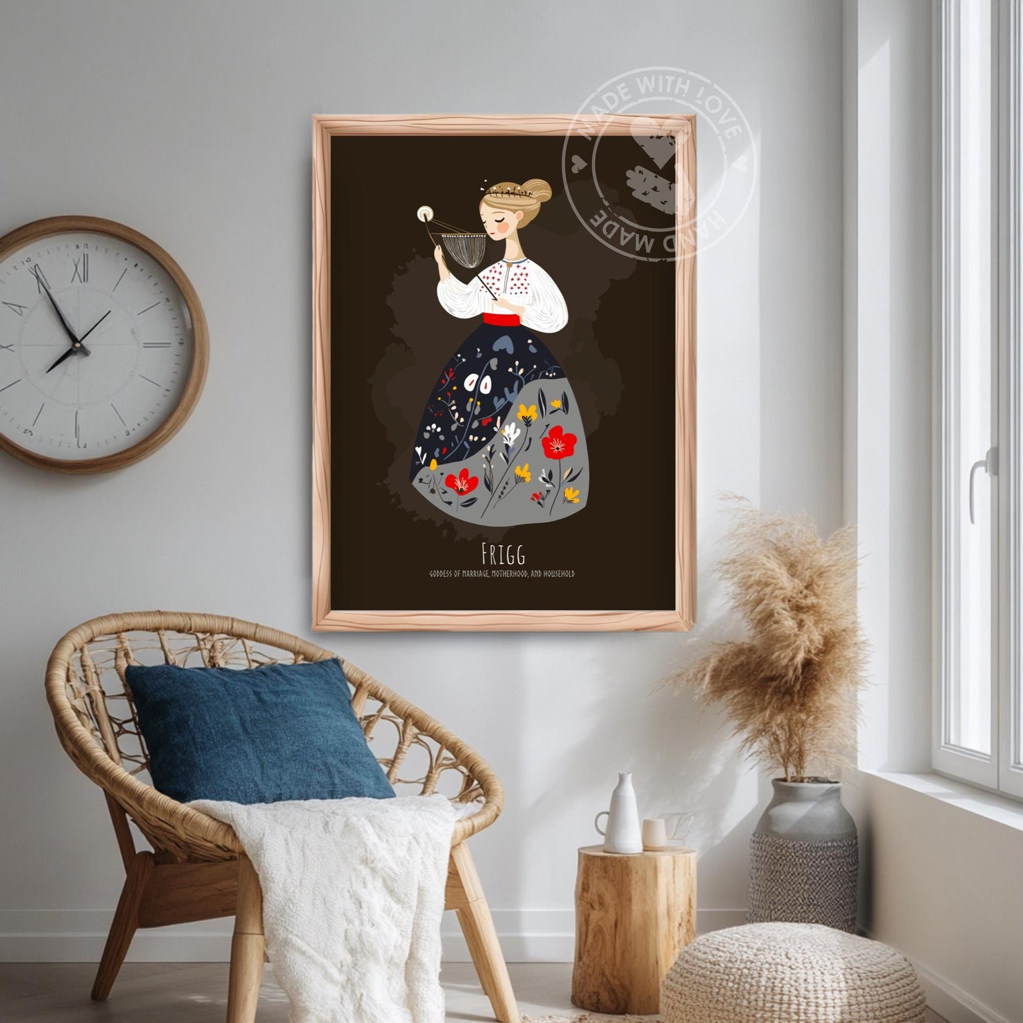 Frigg Goddess Poster