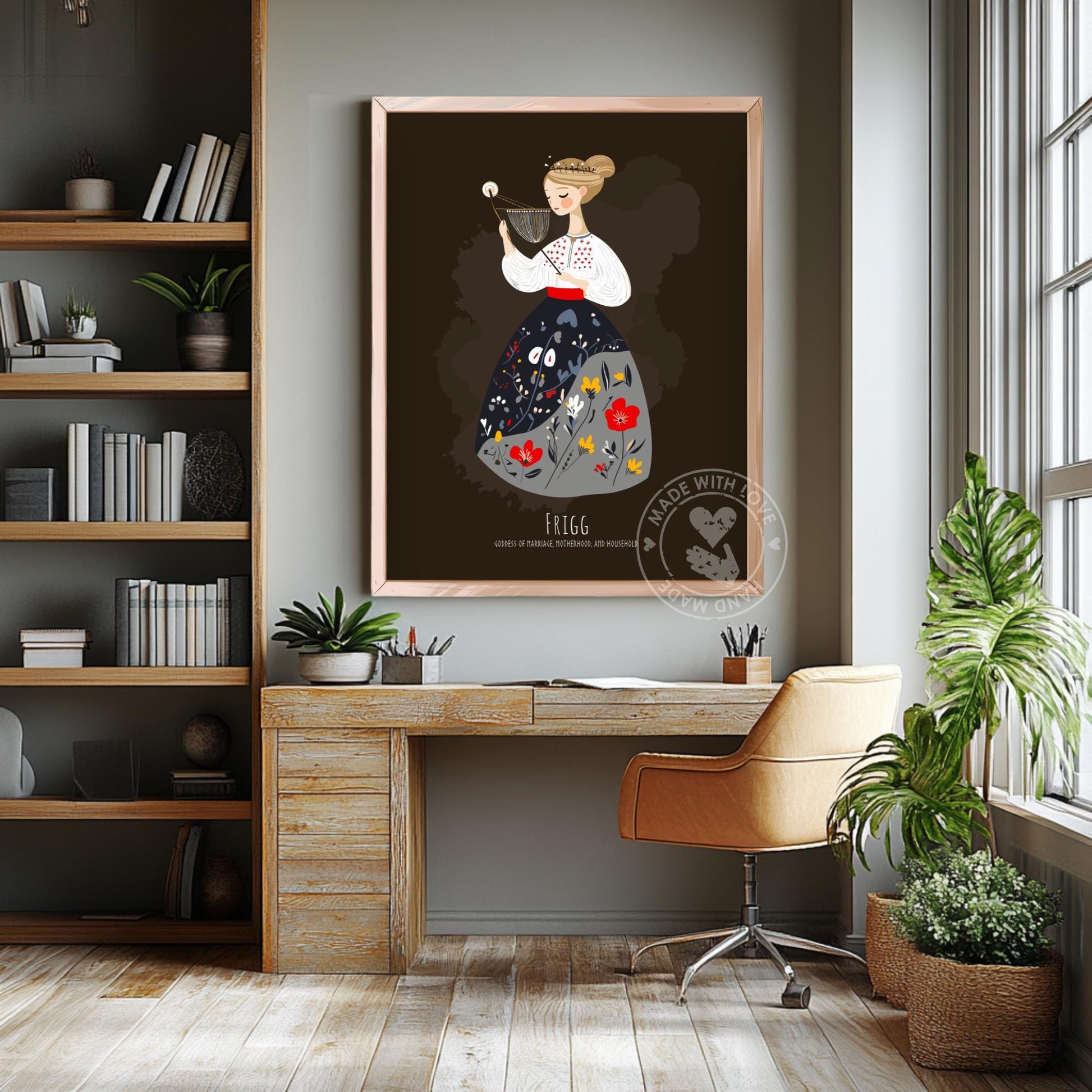 Frigg Goddess Poster