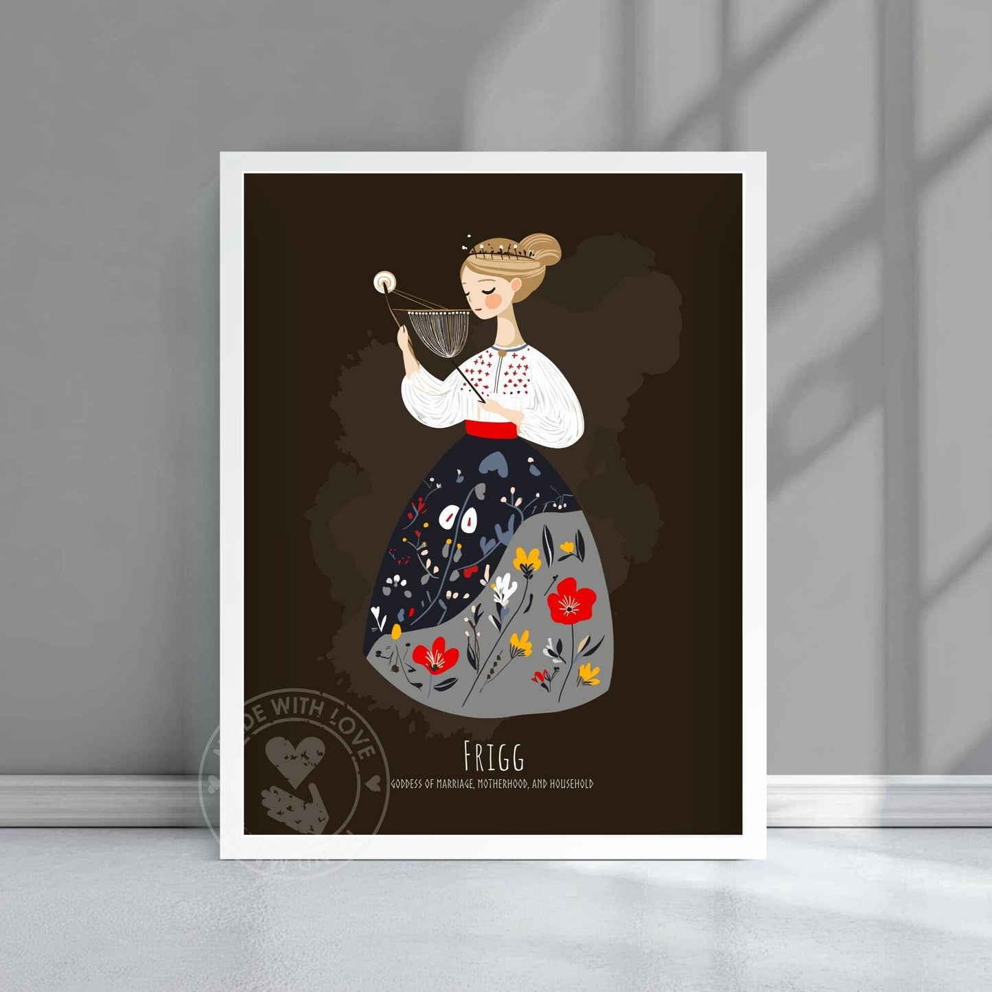 Frigg Goddess Poster