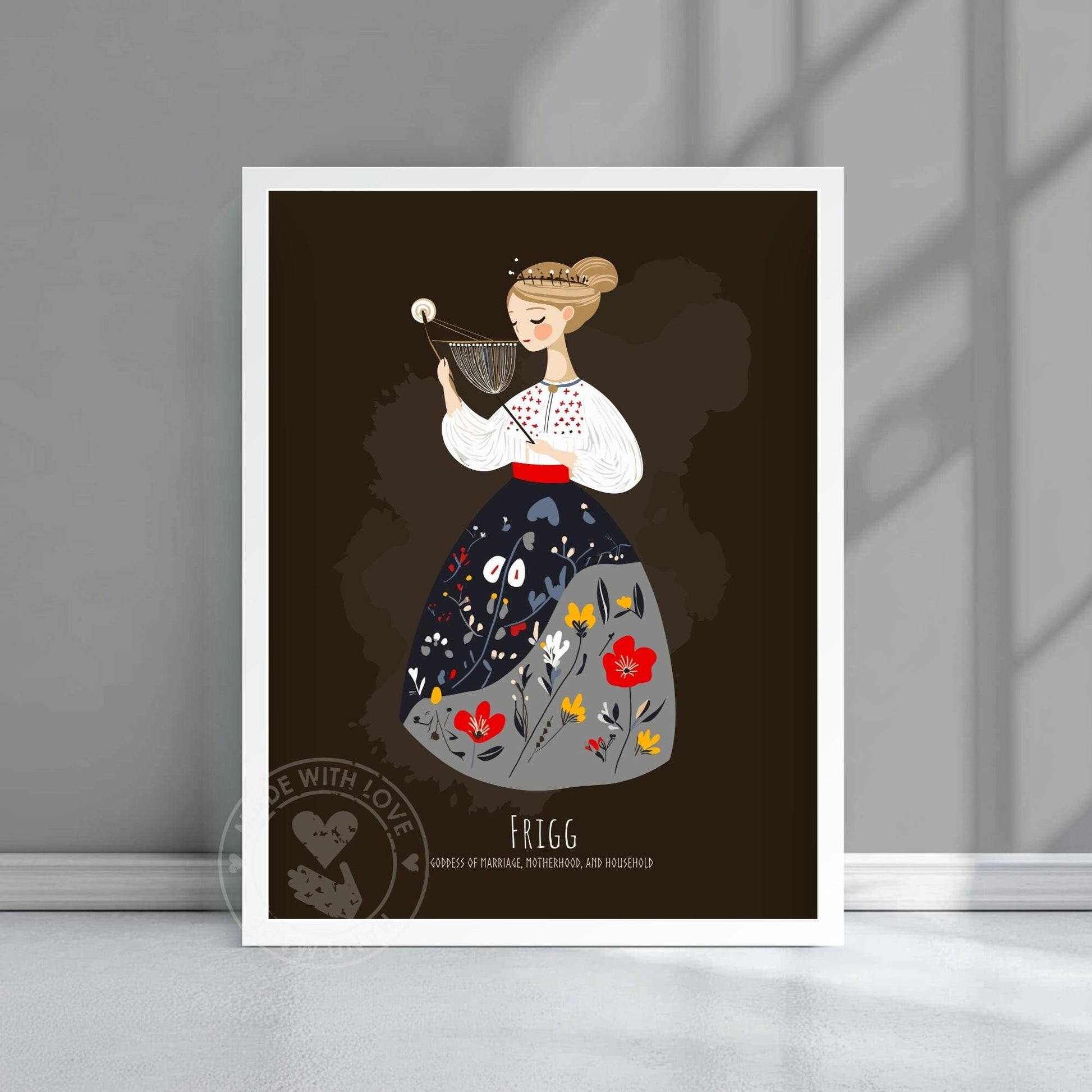 Frigg Goddess Poster
