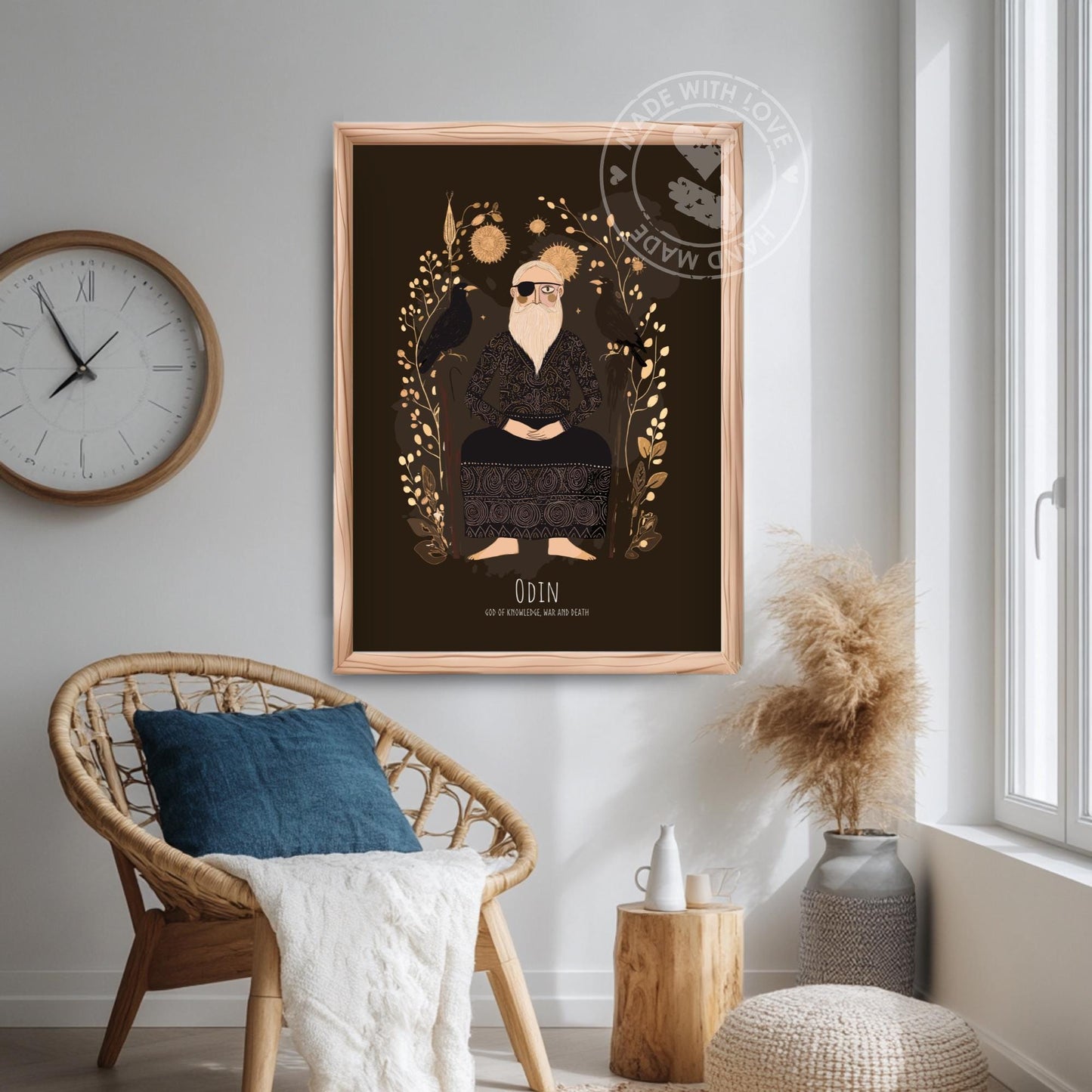 Odin Norse god poster