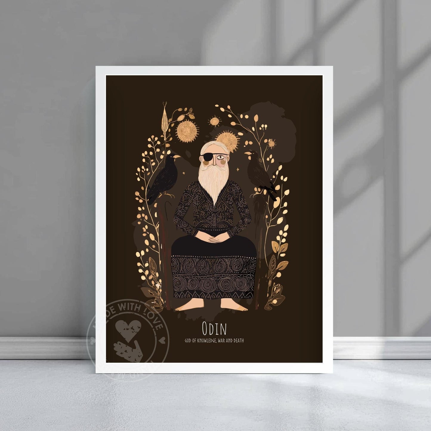 Odin Norse god poster