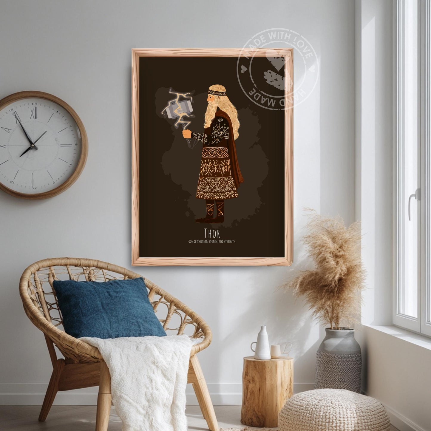 Norse god Thor Poster