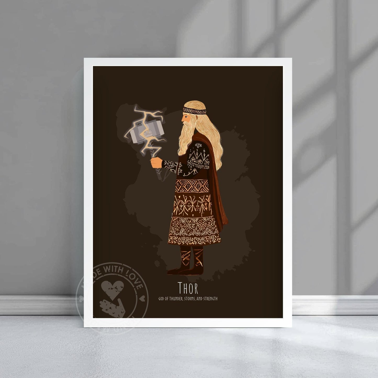 Norse god Thor Poster