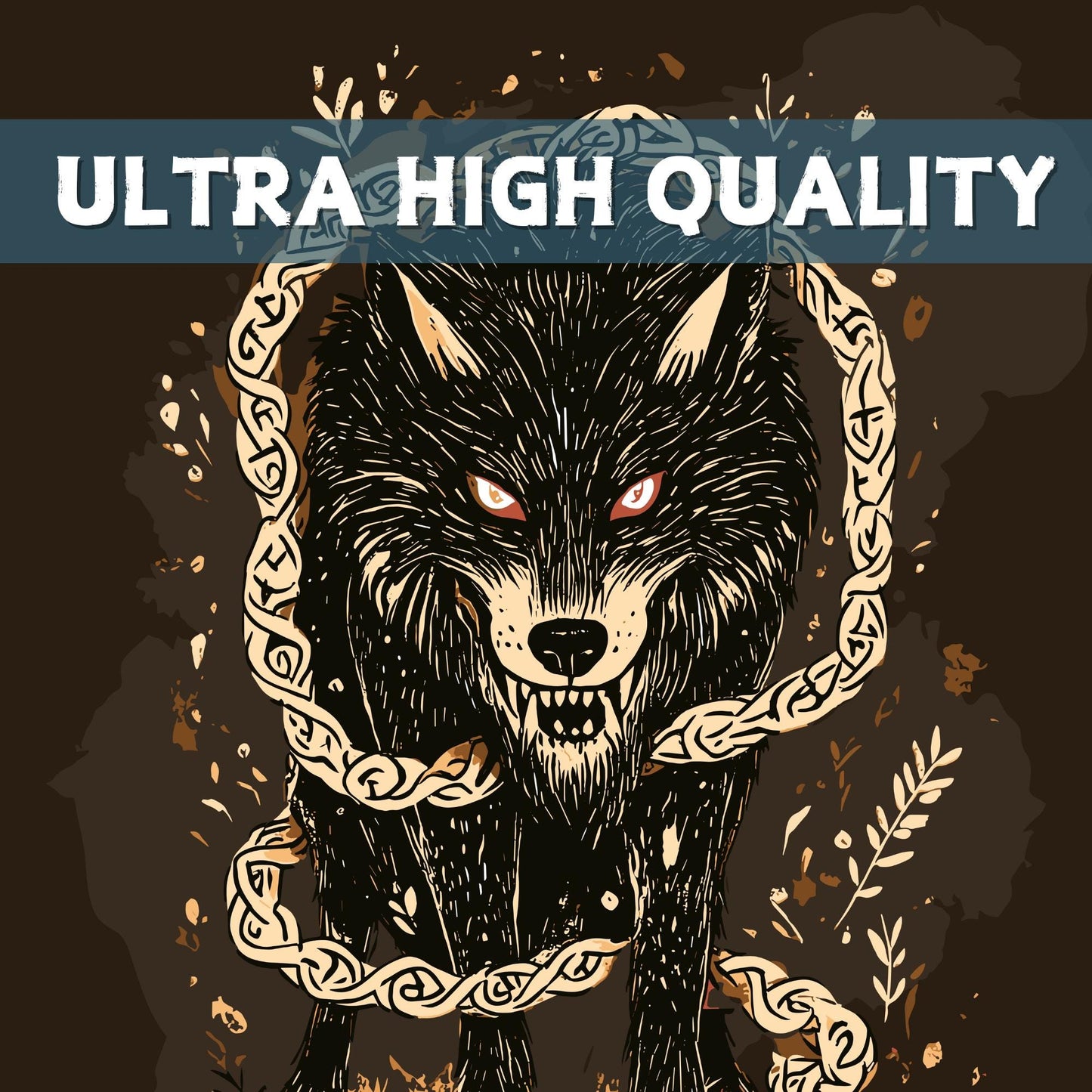 Fenrir Wolf Poster