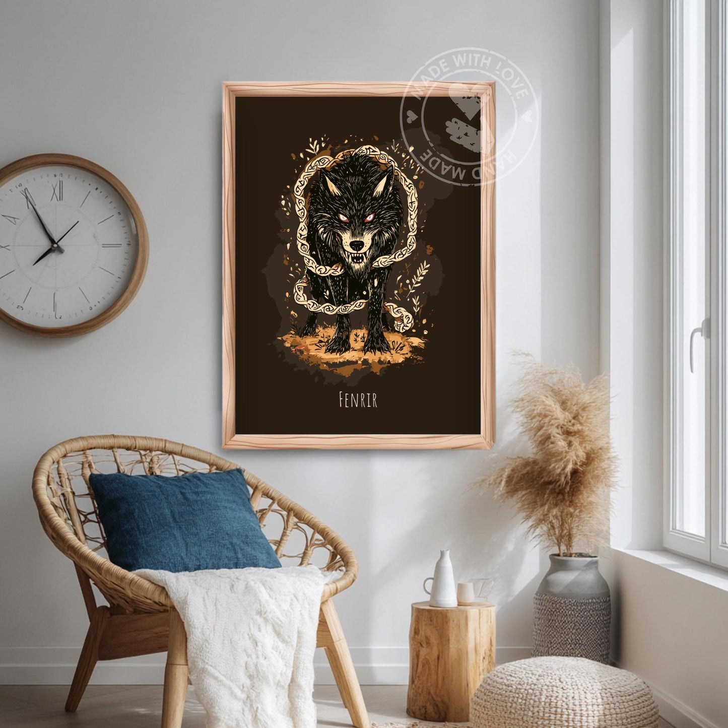 Fenrir Wolf Poster