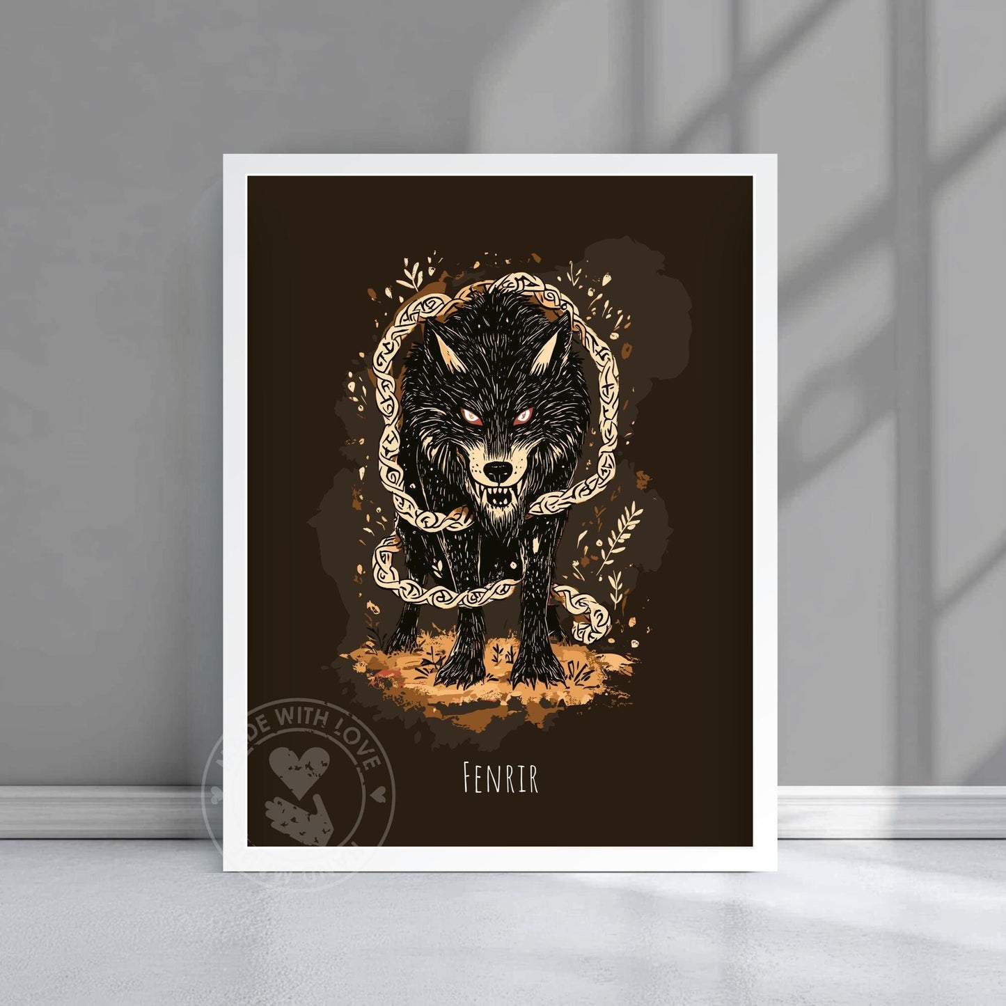 Fenrir Wolf Poster