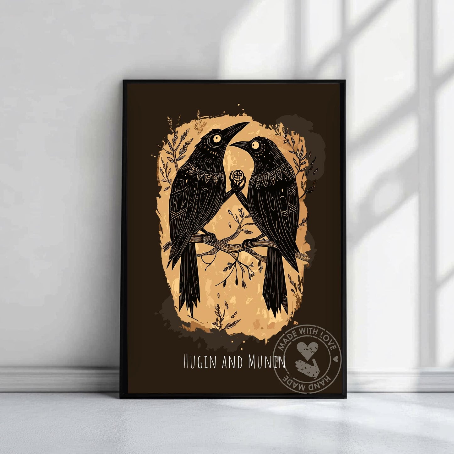 Hugin and Munin, Eyes of the Allfather, Odin's Raven